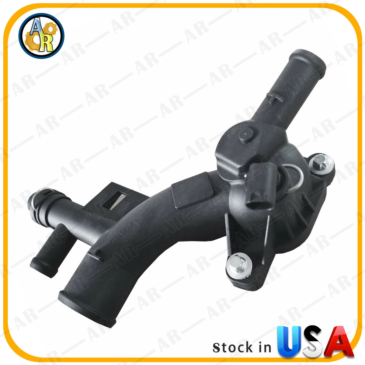 Water Pump Outlet Thermostat Housing for Buick Encore, Chevrolet Cruze, Sonic, Trax (2013–2021)