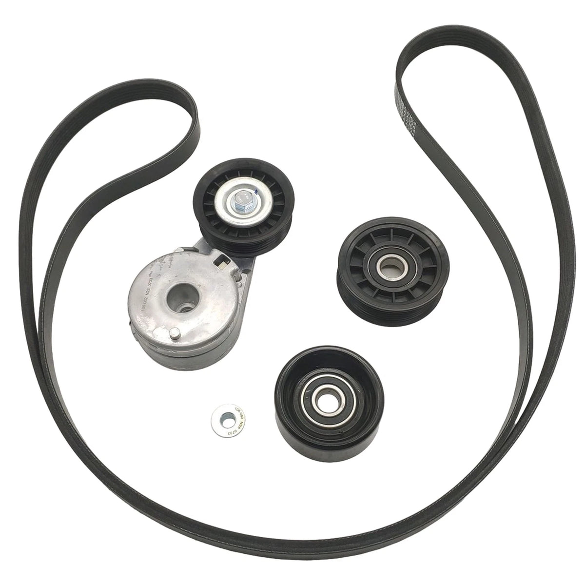 Serpentine Belt Tensioner Pulley Kit for Chevy Equinox Pontiac Torrent (2005–2009)