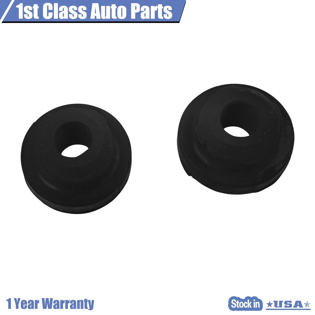 Pair of Radiator Rubber Mounting Bushings for Nissan 370Z, GT-R, INFINITI Q50, Q60