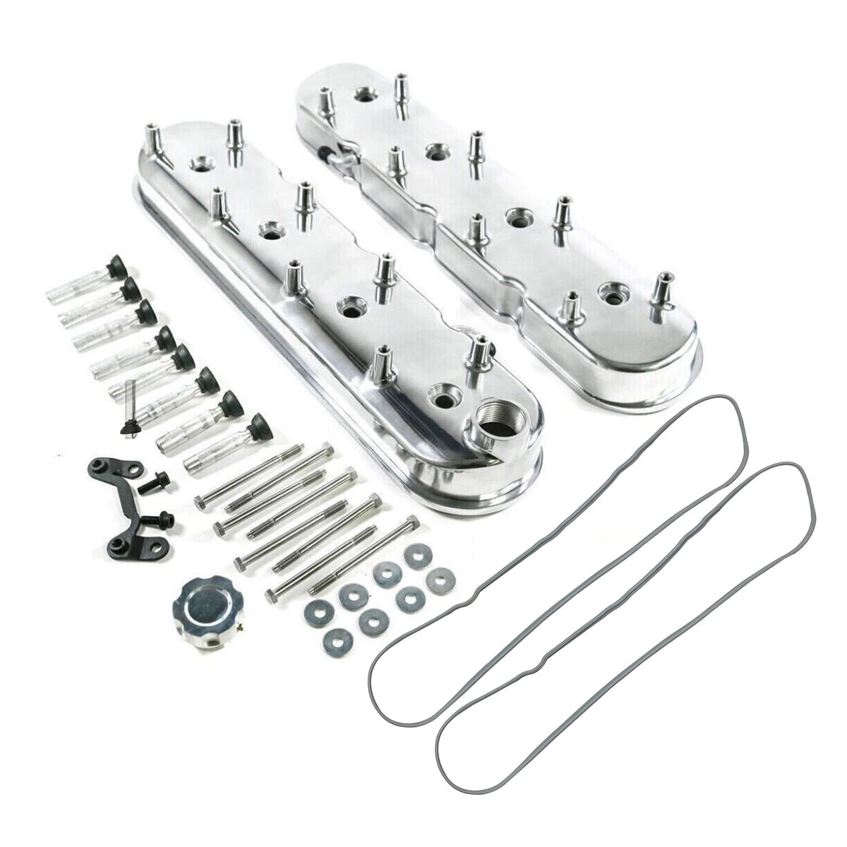 Aluminum Tall Valve Covers for LS1 LS2 LS3 LS6 5.3 6.0 (Polished DM-4420-SL)