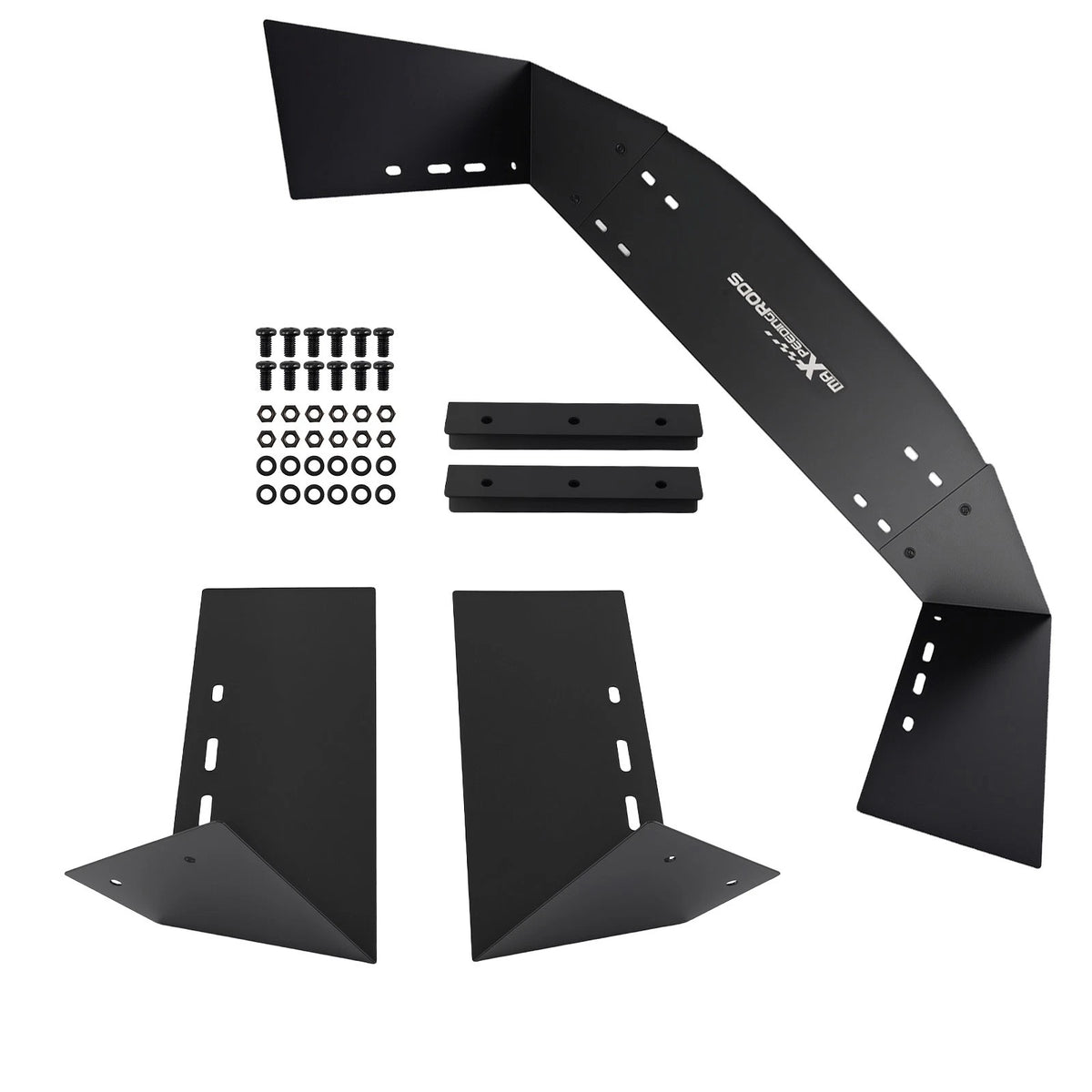Intercooler Air Guide Plate Kit for Universal Fitment (600x300mm, Black)