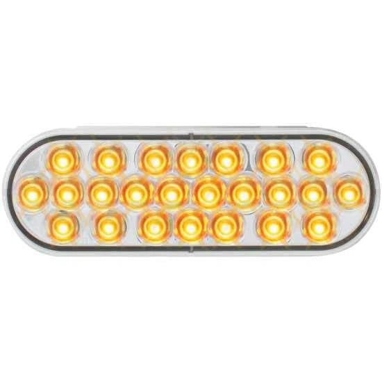 6 1/2 Inch Oval 24 LED Pearl Park/Turn/Clearance Light for GG 78231