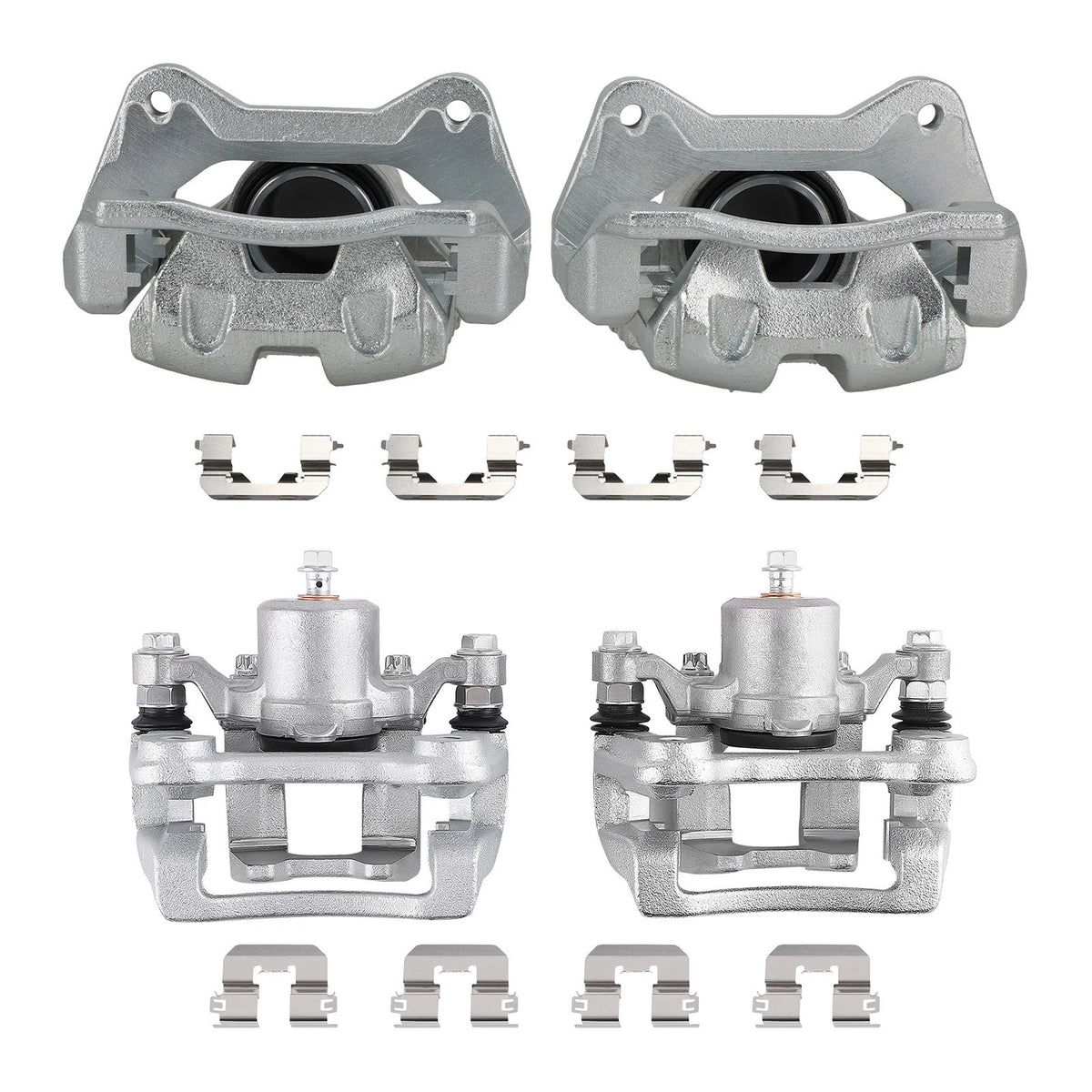 Set of 4 Brake Calipers for Kia Optima, Hyundai Sonata (2011–2015)