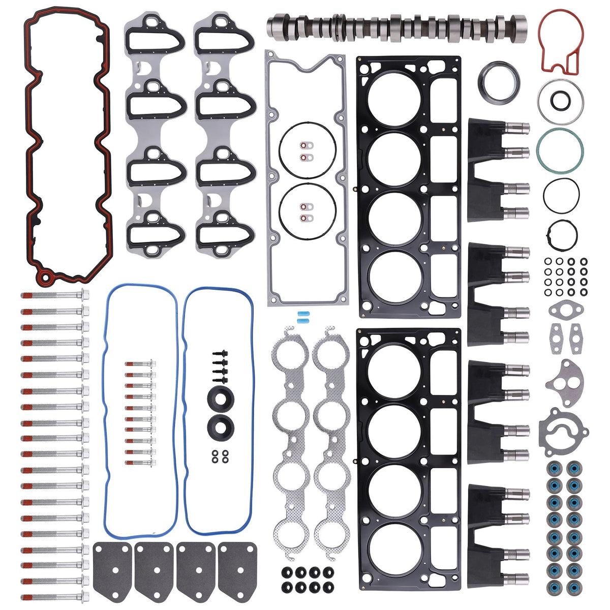 AFM Lifter Camshaft Lifters Kit Head Gasket Bolts Set for Chevy GMC 5.3L (2007–2014)