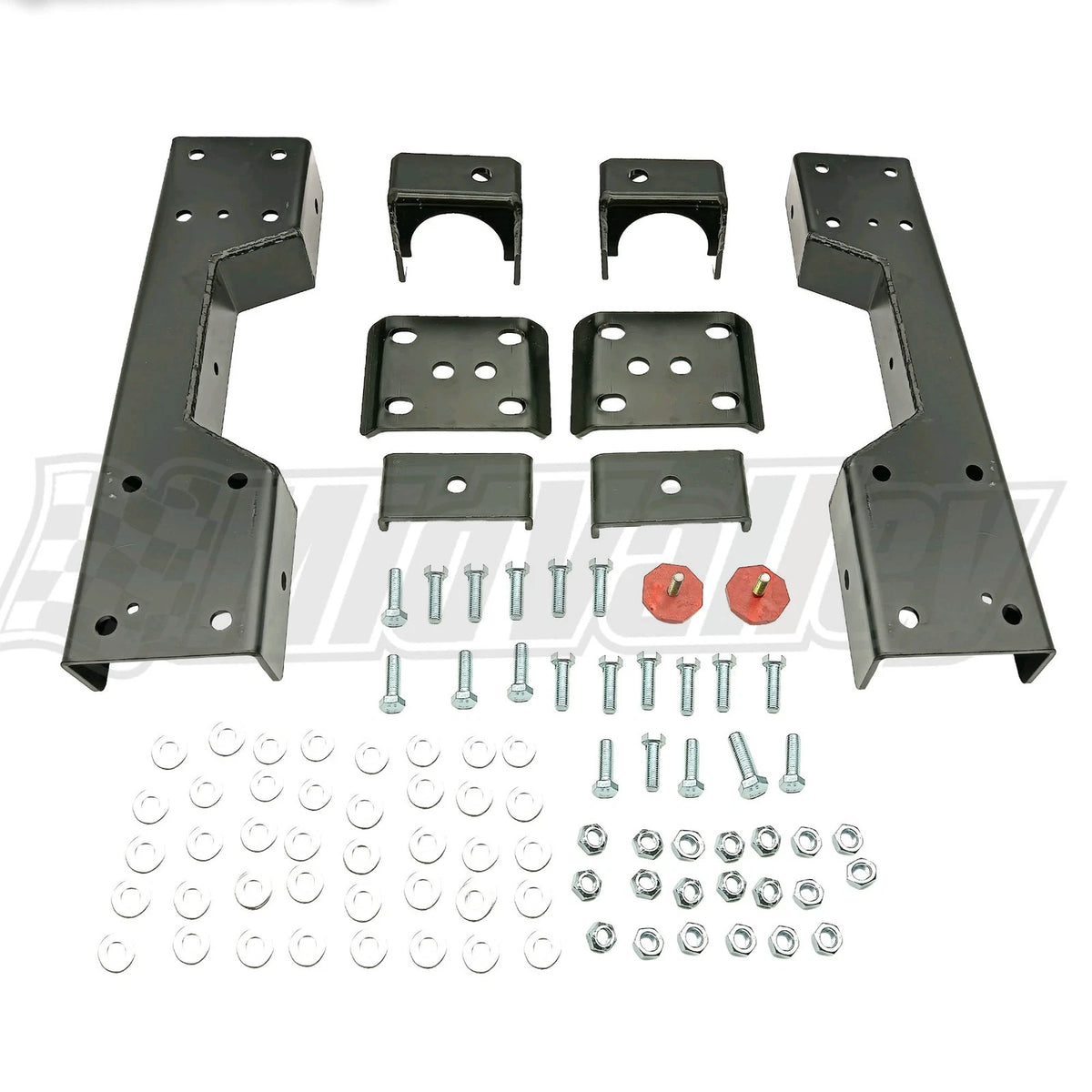 C-Notch Rear Support + Drop Flip for Chevy Silverado C1500 GMC Sierra (1988–1998)