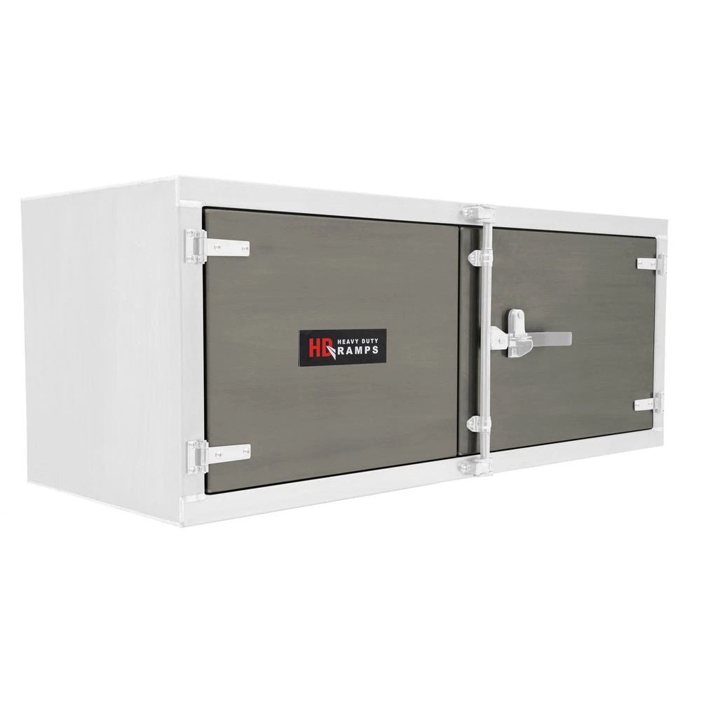 Stainless Steel Door Upgrade for 60" W x 24" H Trailer Cabinet (HD)