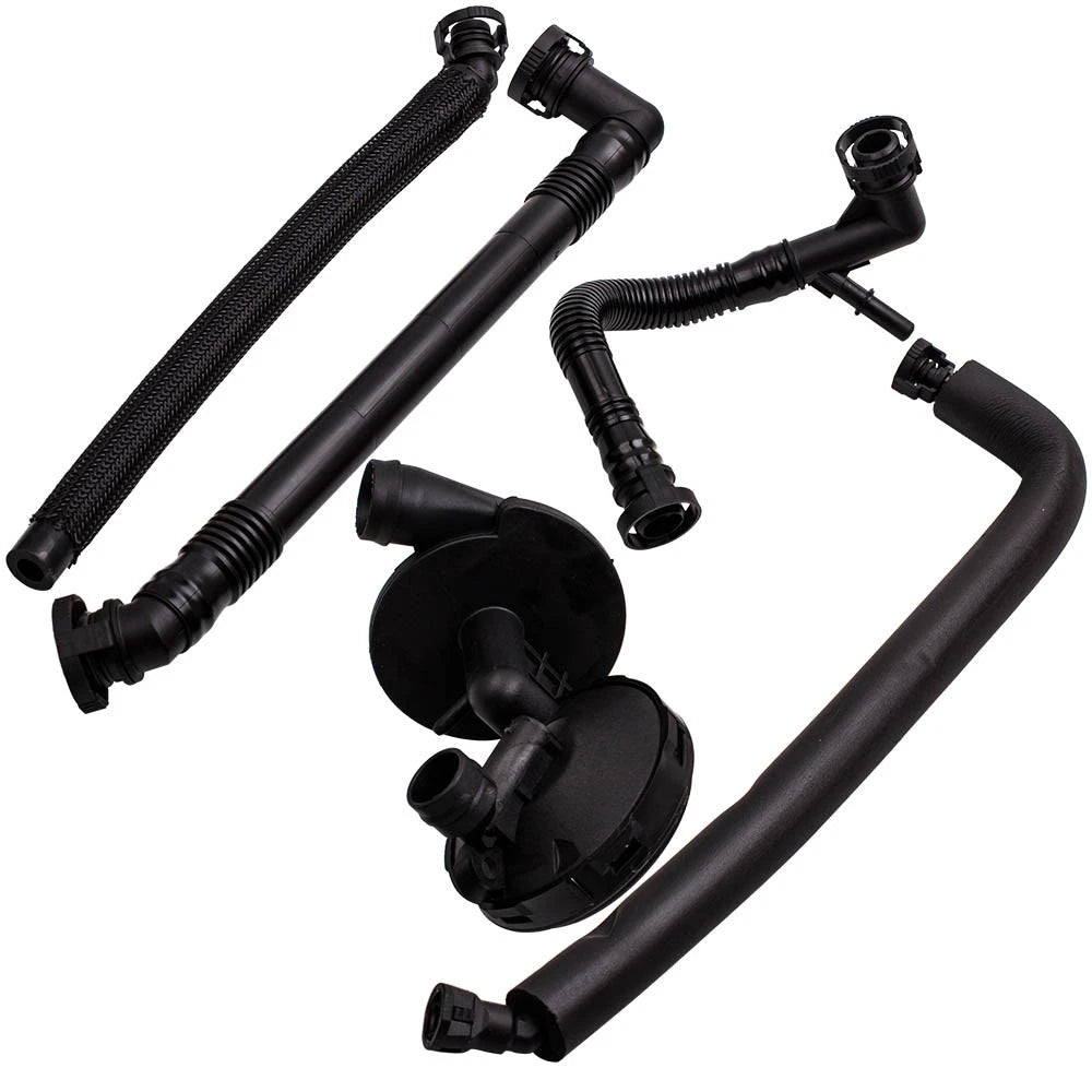 PCV Crankcase Vent Valve Breather Hose Kit for BMW E39 E46 E53 E60 E83 E85 (2000–2006)