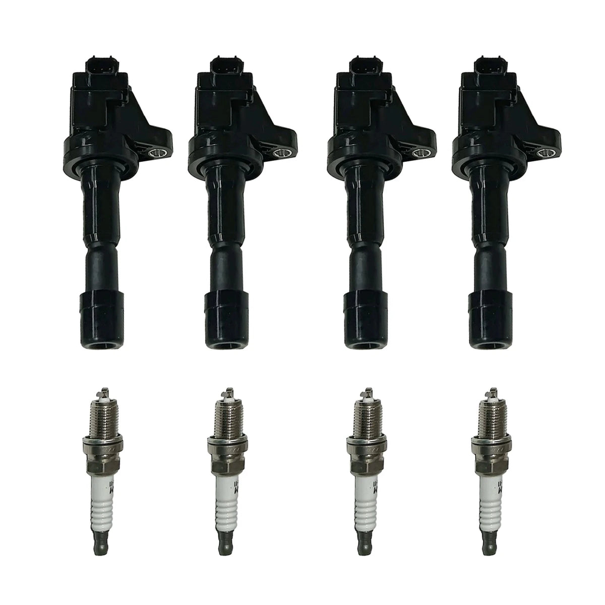 Set of 4 Ignition Coils & 4 Spark Plugs for Honda CR-Z (2011–2016) FIT (2009–2013) 1.5L UF626