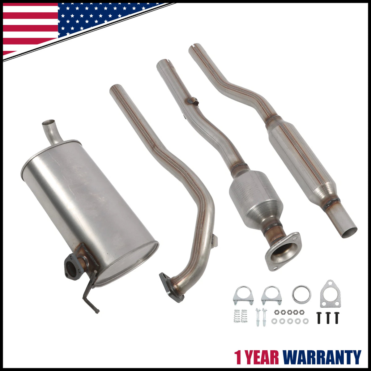 Catalytic Converter Resonator & Muffler for Mitsubishi Outlander (2014–2018)