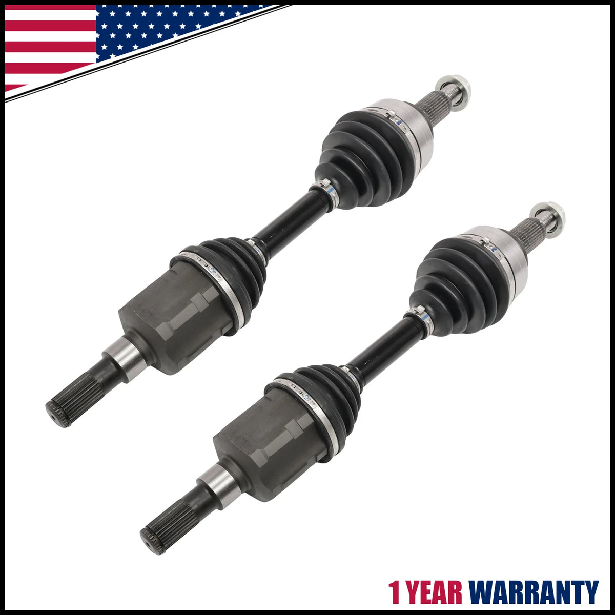 2X CV Axle Shaft Assembly for Hummer H3 H3T (2006–2010)
