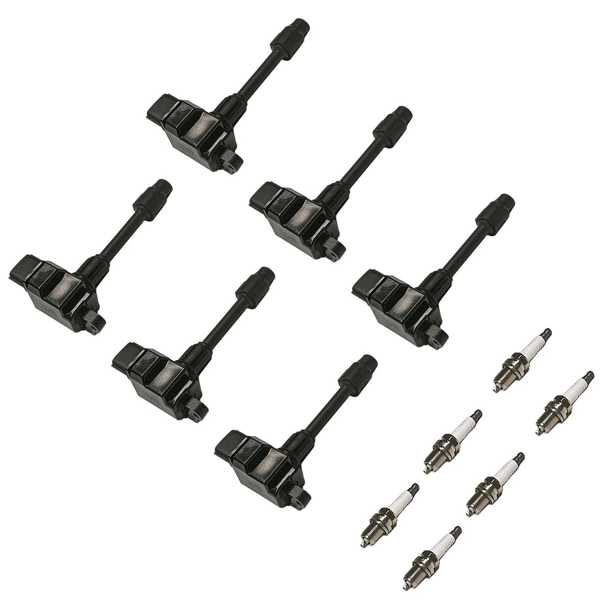 6X Ignition Coil & Iridium Spark Plug Kit for Nissan Maxima (1995–1999)