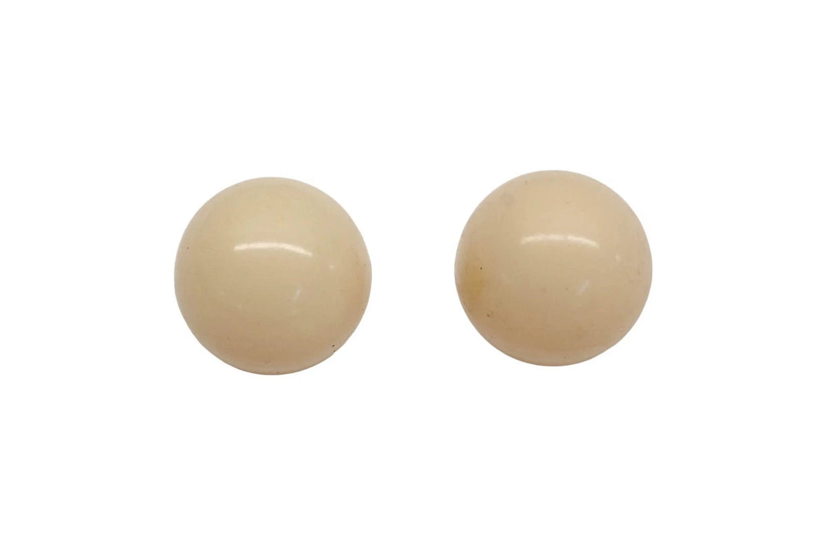 Set of 2 Off-White 1-1/4" Knobs for Universal (YF007-33)
