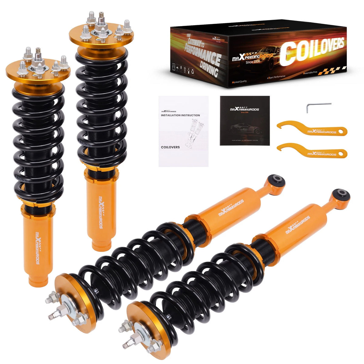 Adjustable Coilovers Lowering Kit for Honda Accord (2003–2007) Acura TSX (2004–2008)