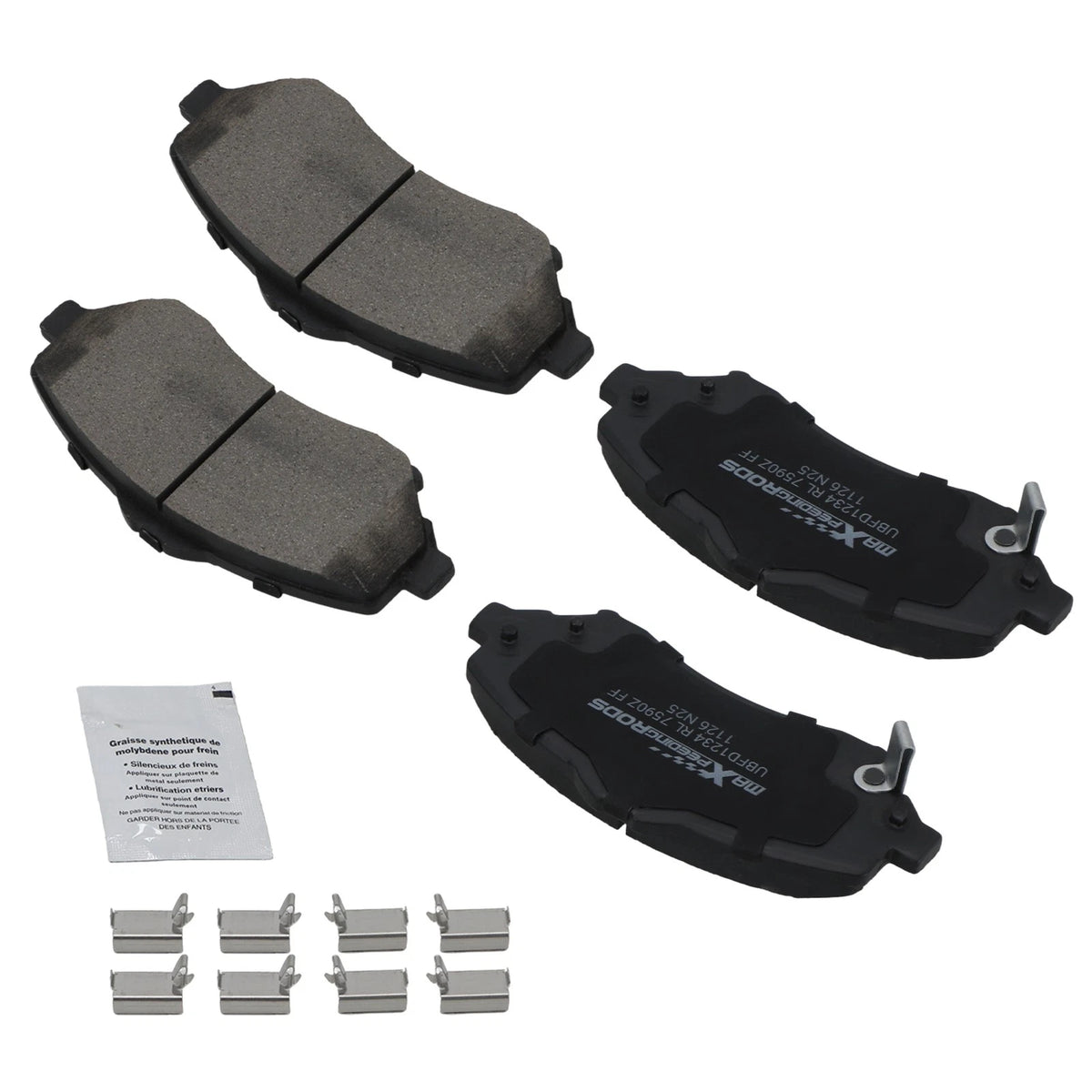 Front Ceramic Brake Pads Kit for Chrysler Town & Country (2008–2016) D1273 P-1273