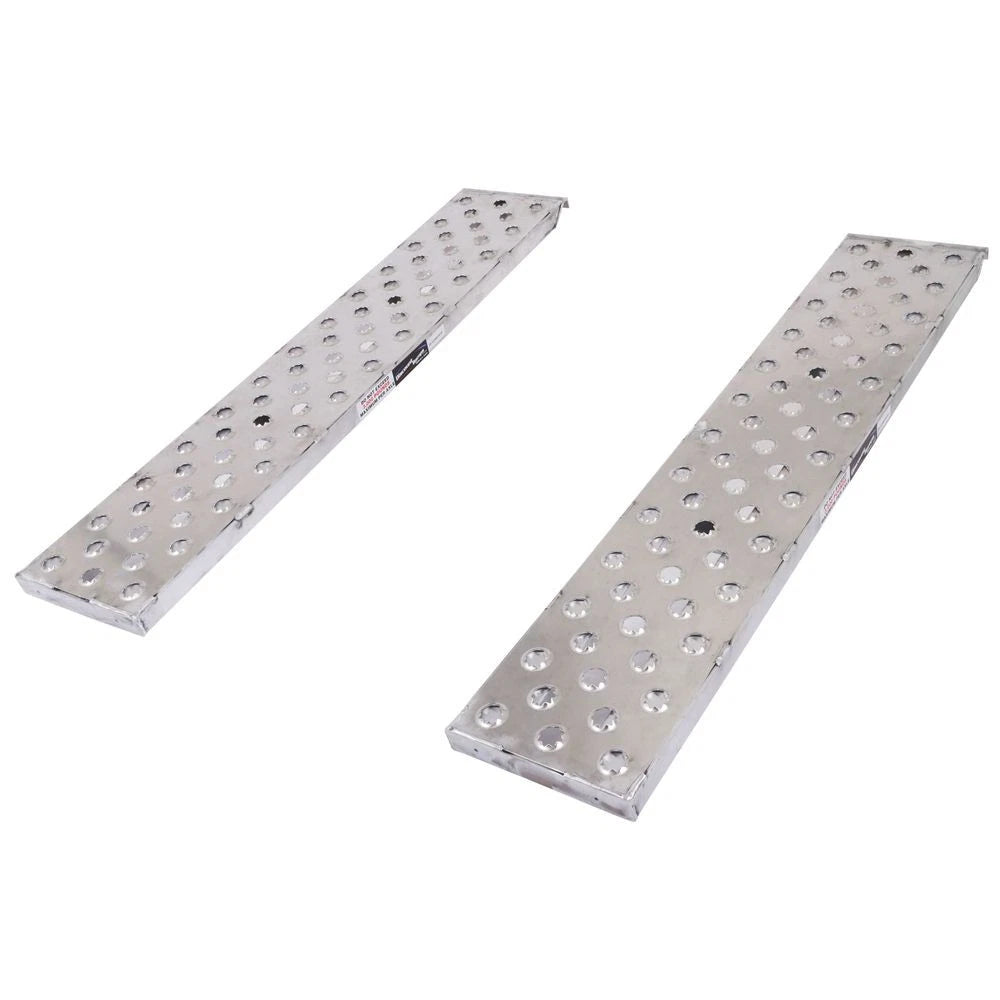 60" x 12" Hook-End Auto Trailer Loading Ramps (3000 lb Capacity)