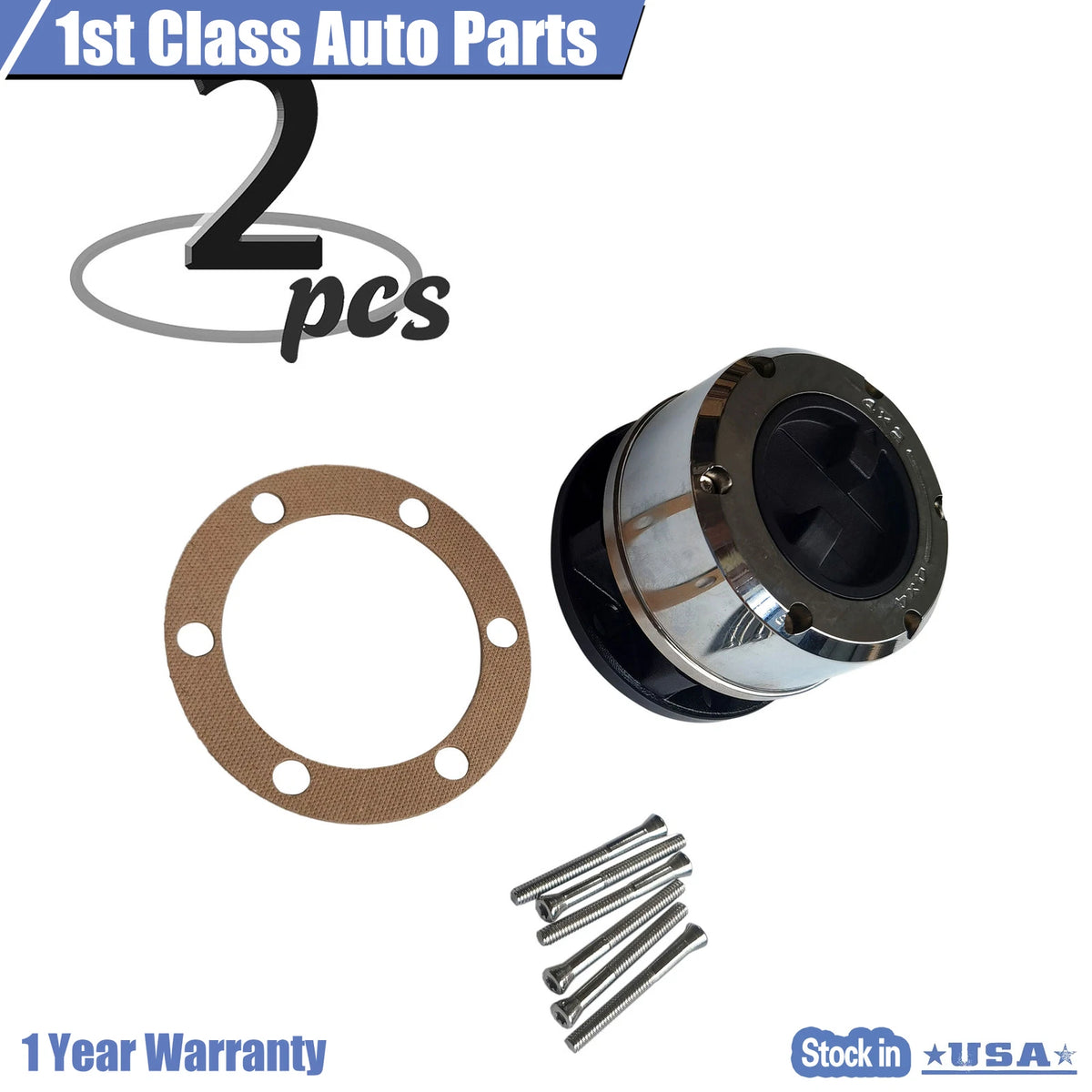 2 Sets of 26 Tooth Manual Locking Hubs for Kia Sportage (1995–2002)