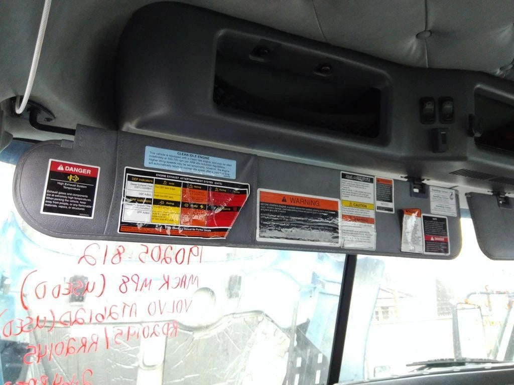 Interior Sun Visor for Mack CXU613 (2017)
