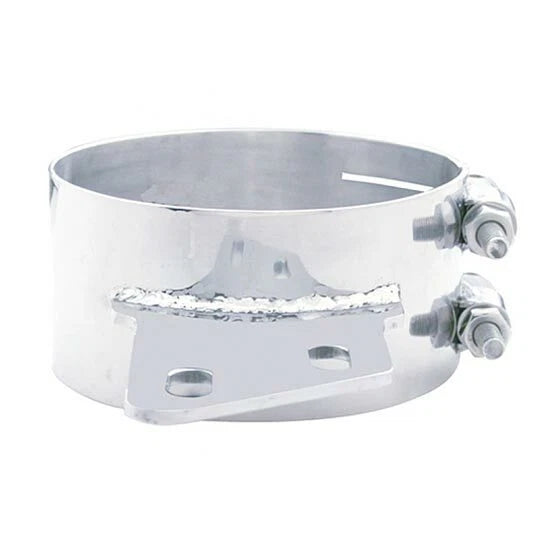 7 Inch Chrome-Plated SS Wide Angled Clamp for Peterbilt