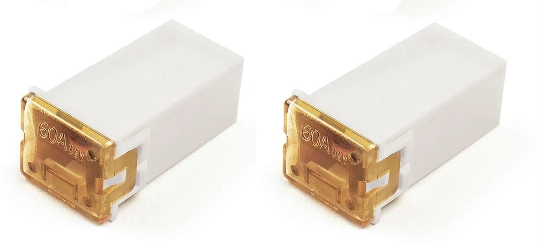 2X 25 Amp Female Maxi Fuses for Flosser FMX JCASE Type (Made in Japan)