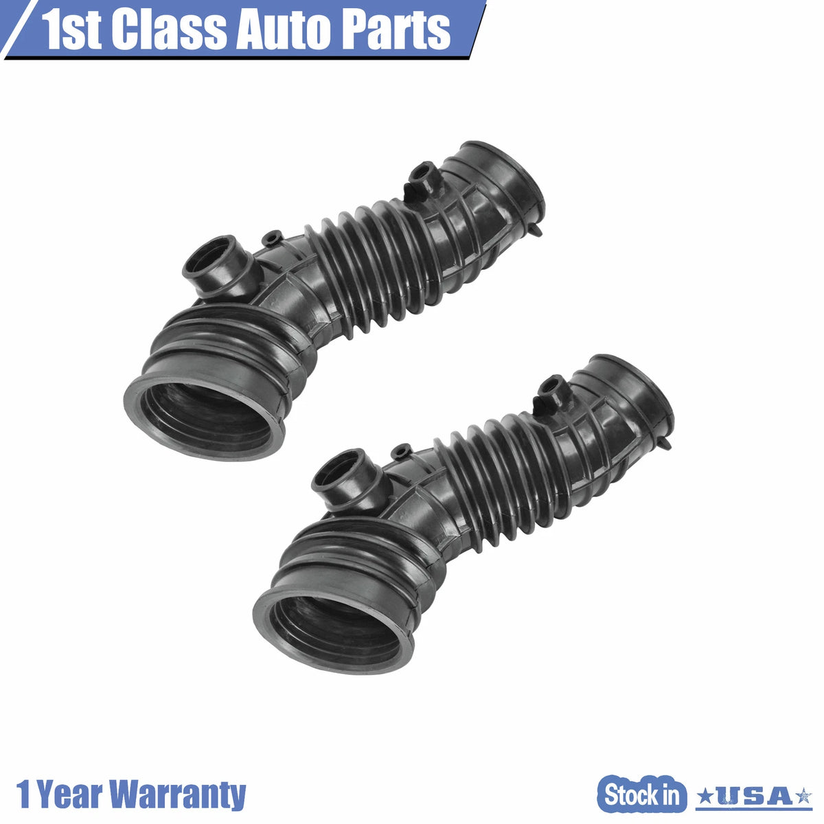 2X Air Intake Hose Tube Duct for Honda CR-V (2012–2014) 17228R5AA00 696-098