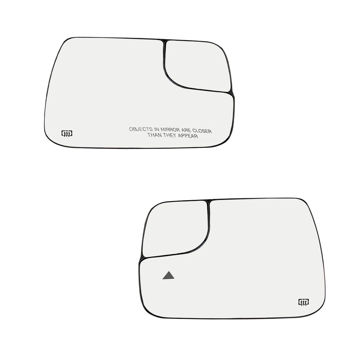 2X Heated Mirror Glass for Ram 1500 (2019–2021) RH & LH with Backing Plate