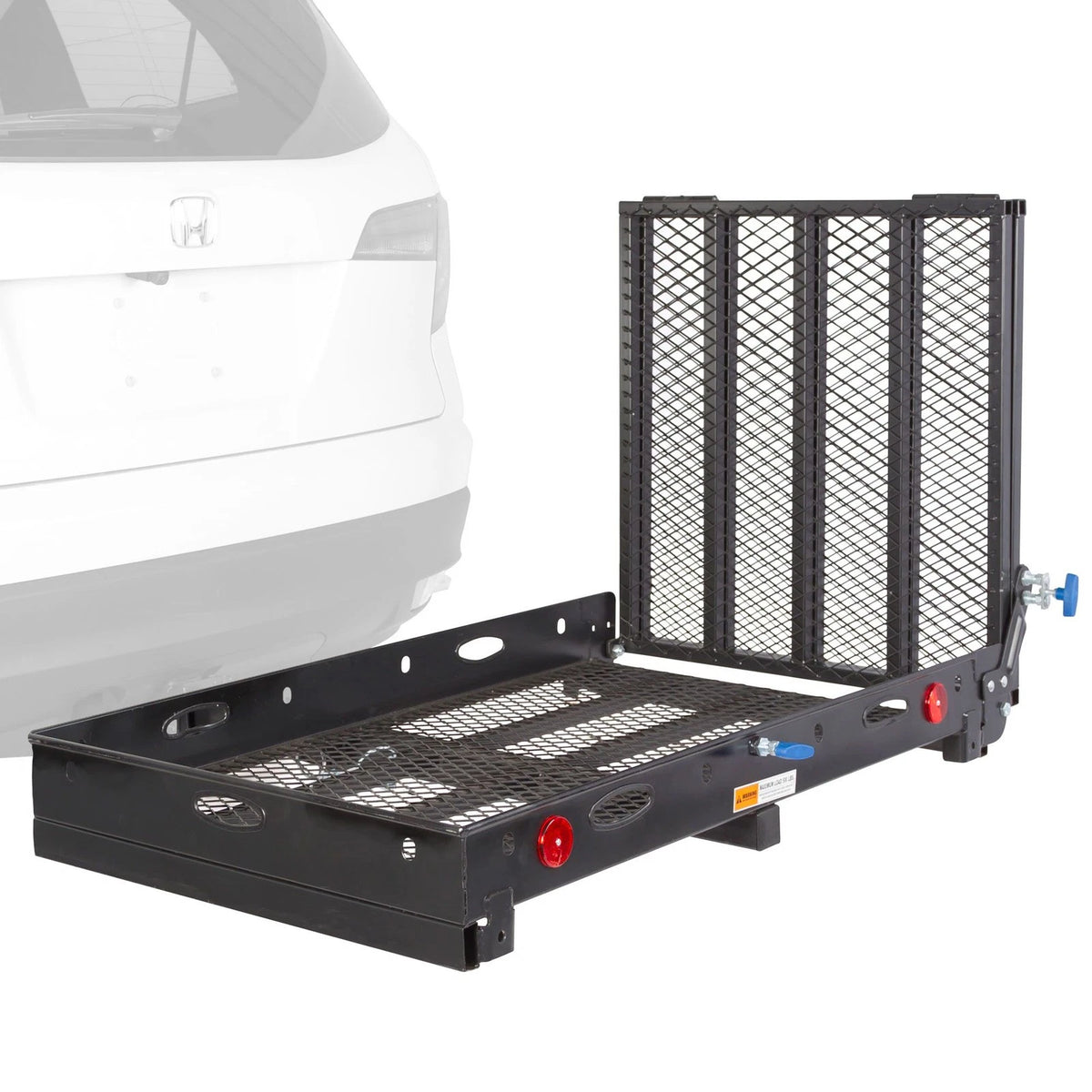 Wheelchair Scooter Carrier for Car Truck SUV (2" Hitch, Long Ramp, 500 lb Cap)