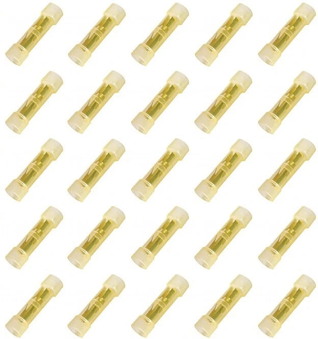 25 Double Female .157" Bullet Receptacles 2 Way Adapters