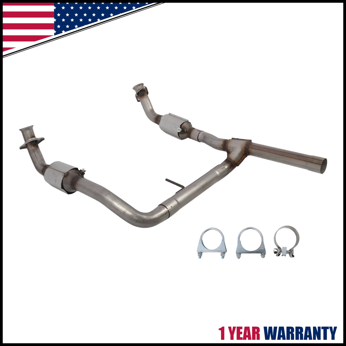 2X Catalytic Converter for Ford F-150 (2004–2008) RWD 5.4L