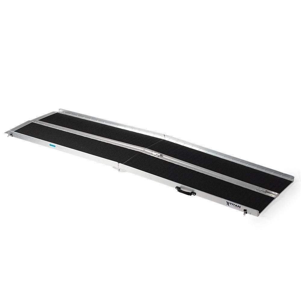 8' Portable Aluminum Wheelchair Ramp for Titan (600 lb Capacity)