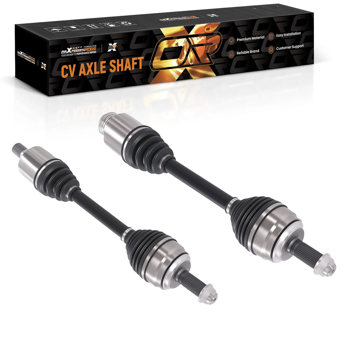 2X Front CV Axles for Honda Accord L4 2.0L Auto Trans (2018–2022)