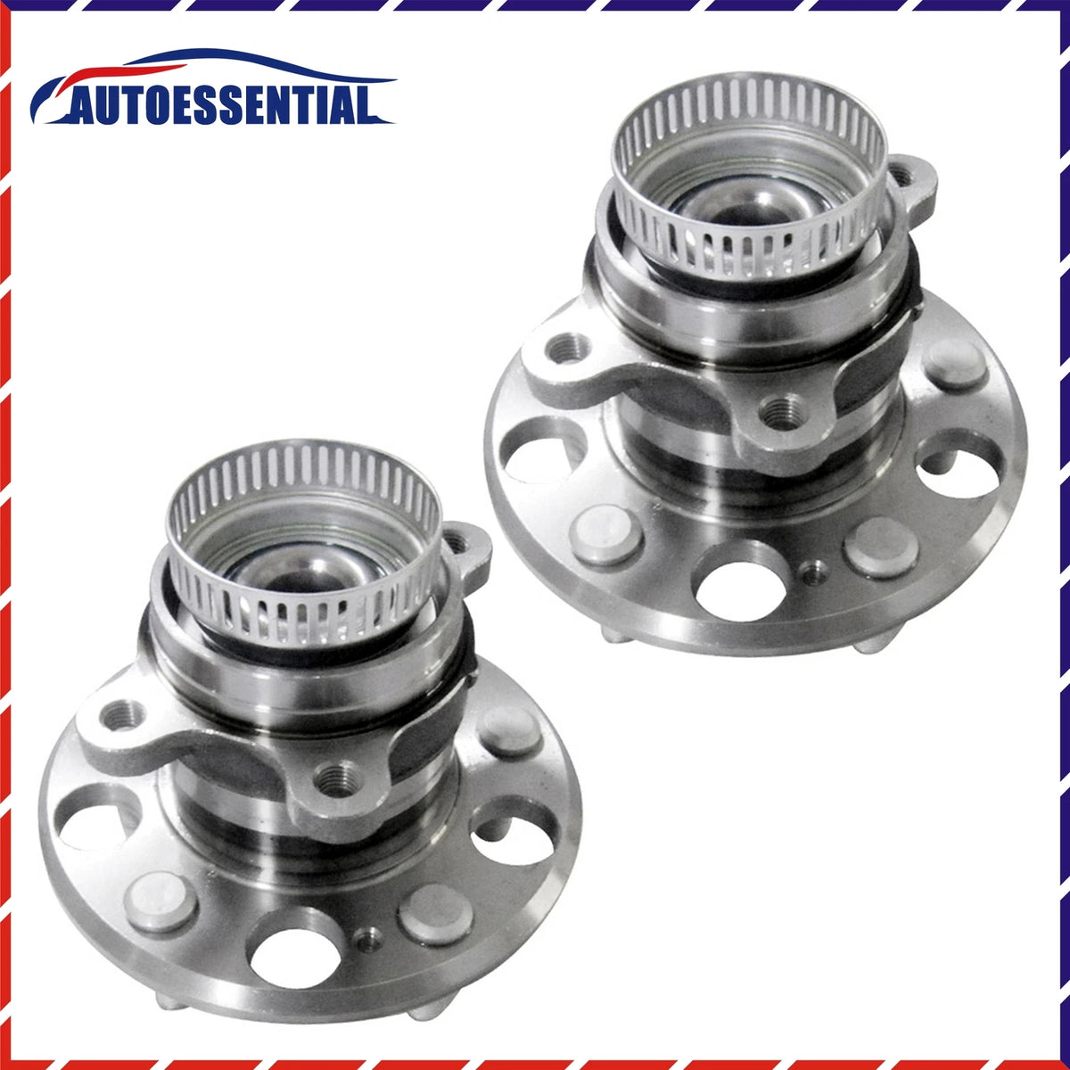 2X Rear Wheel Hub Bearing Assembly for Hyundai Elantra 2.0L (2007–2012)