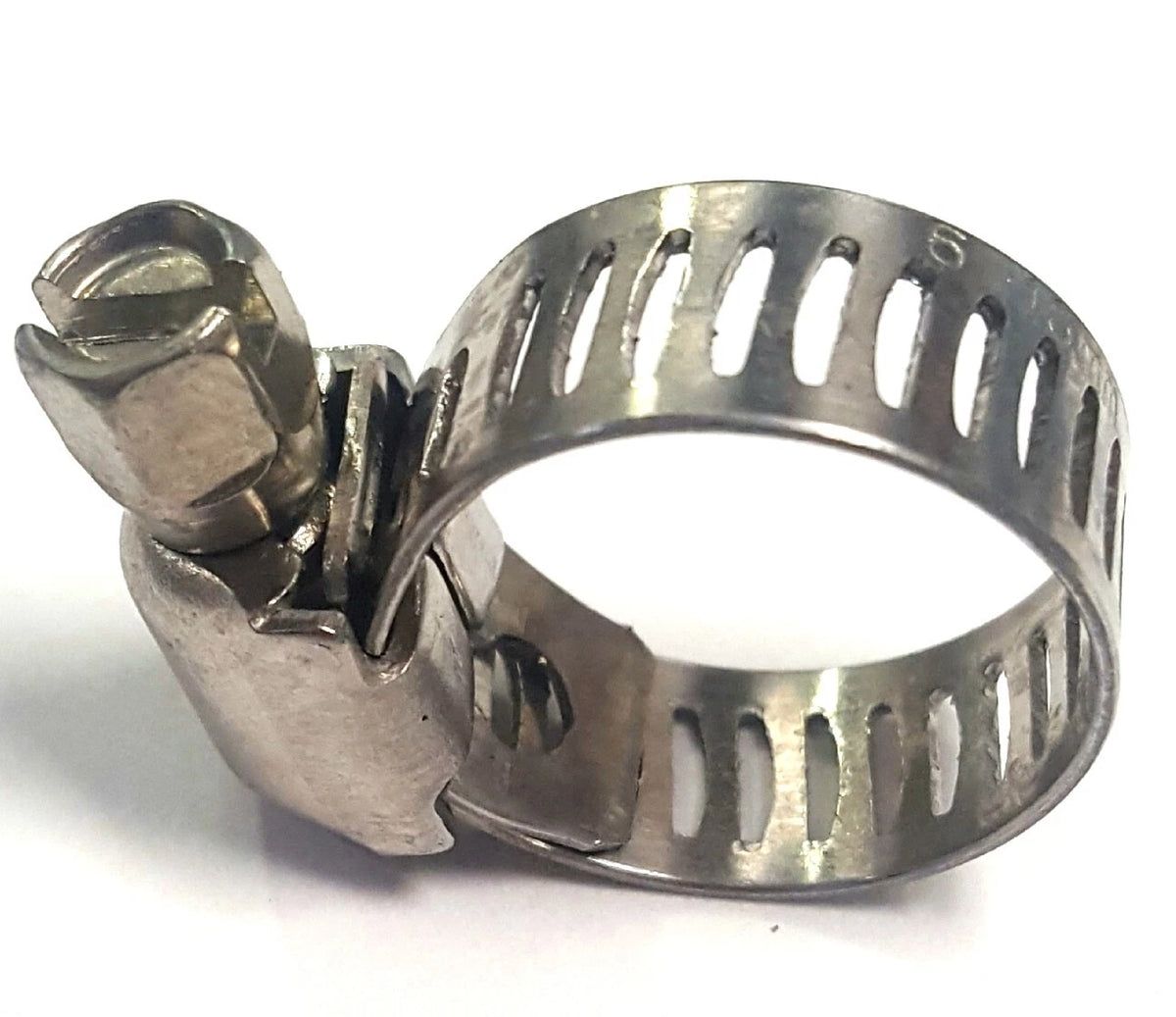 Set of 10 Stainless SAE #6 Miniature Hose Clamps 7/32" to 5/8" Range
