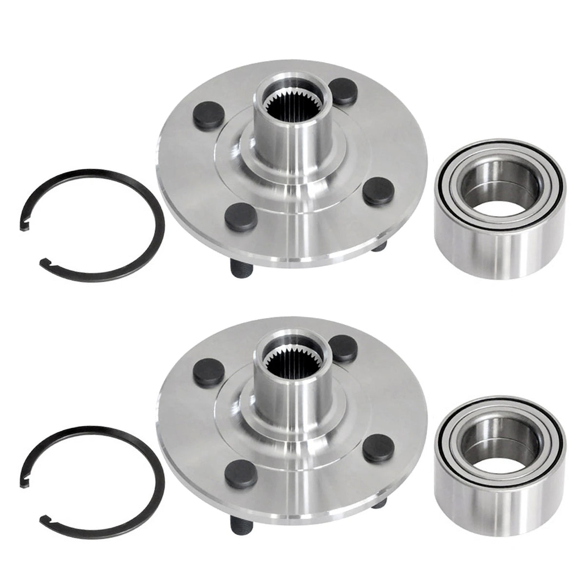 2X Front Wheel Bearing & Hub 518514 for Saturn SC1 SC2 SL SL2 SW1 SW2 (1991–2002)