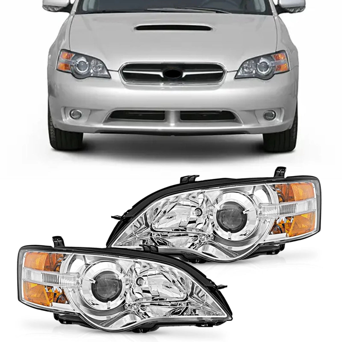 2X Headlight Set for Subaru Legacy Outback (2006–2007)