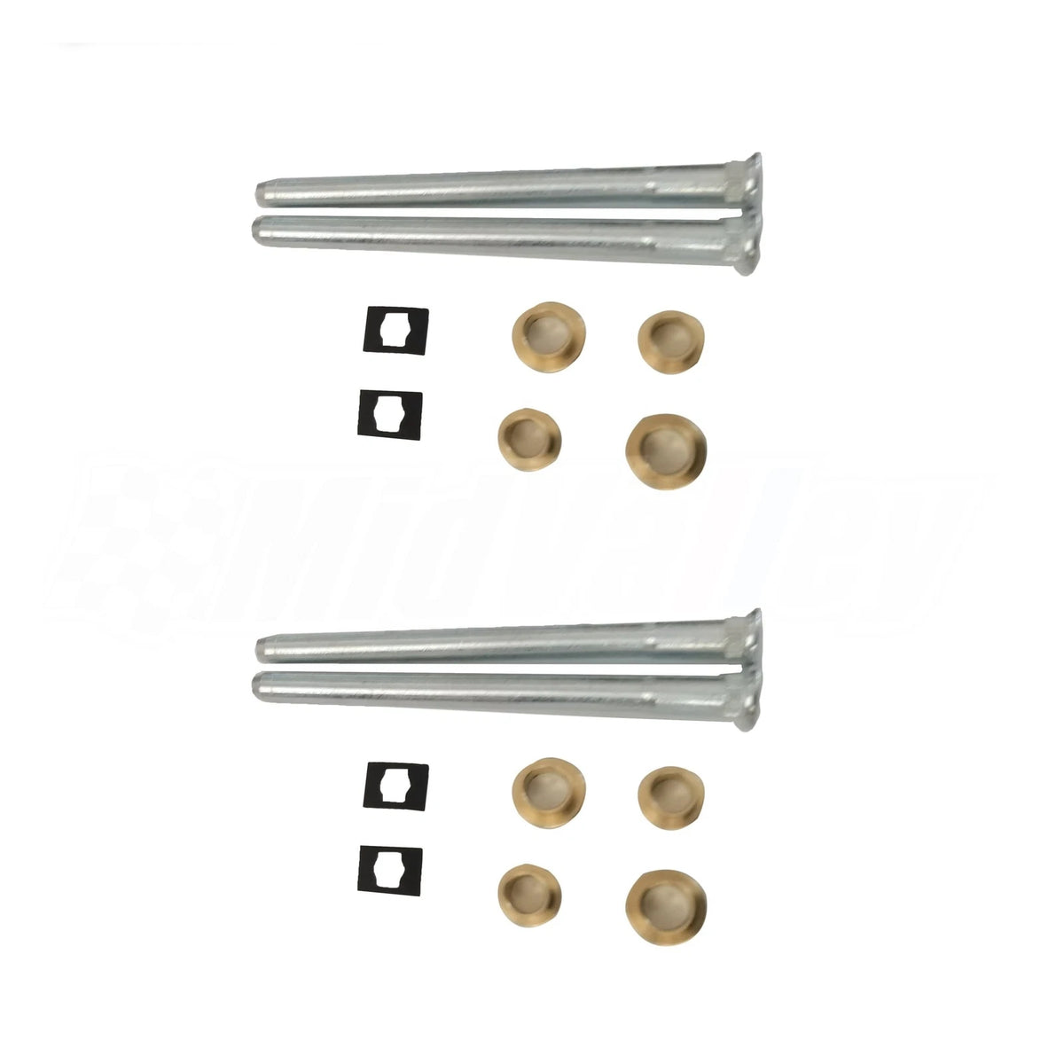2Pcs Door Hinge Pin & Bushing Kit for GMC Chevy Savana Express (1996–2012) 38488
