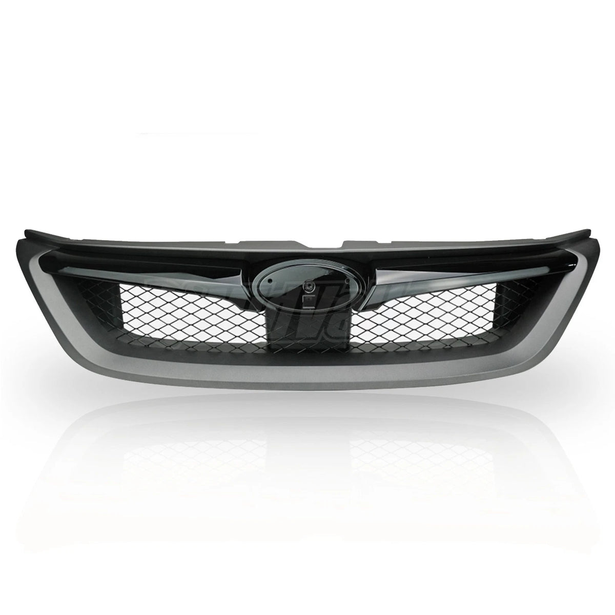 Front Bumper Grille Assembly for Subaru Impreza (2011–2014) Black Plastic
