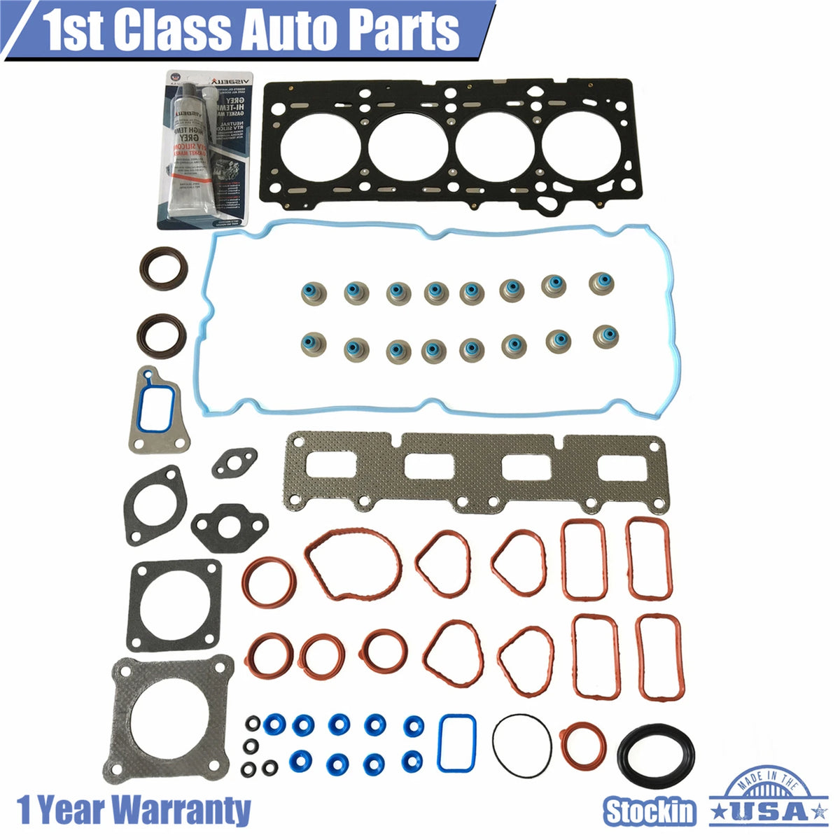 MLS Head Gasket Set for Chrysler PT Cruiser, Jeep Wrangler, Liberty (2001–2010) HS9946PT