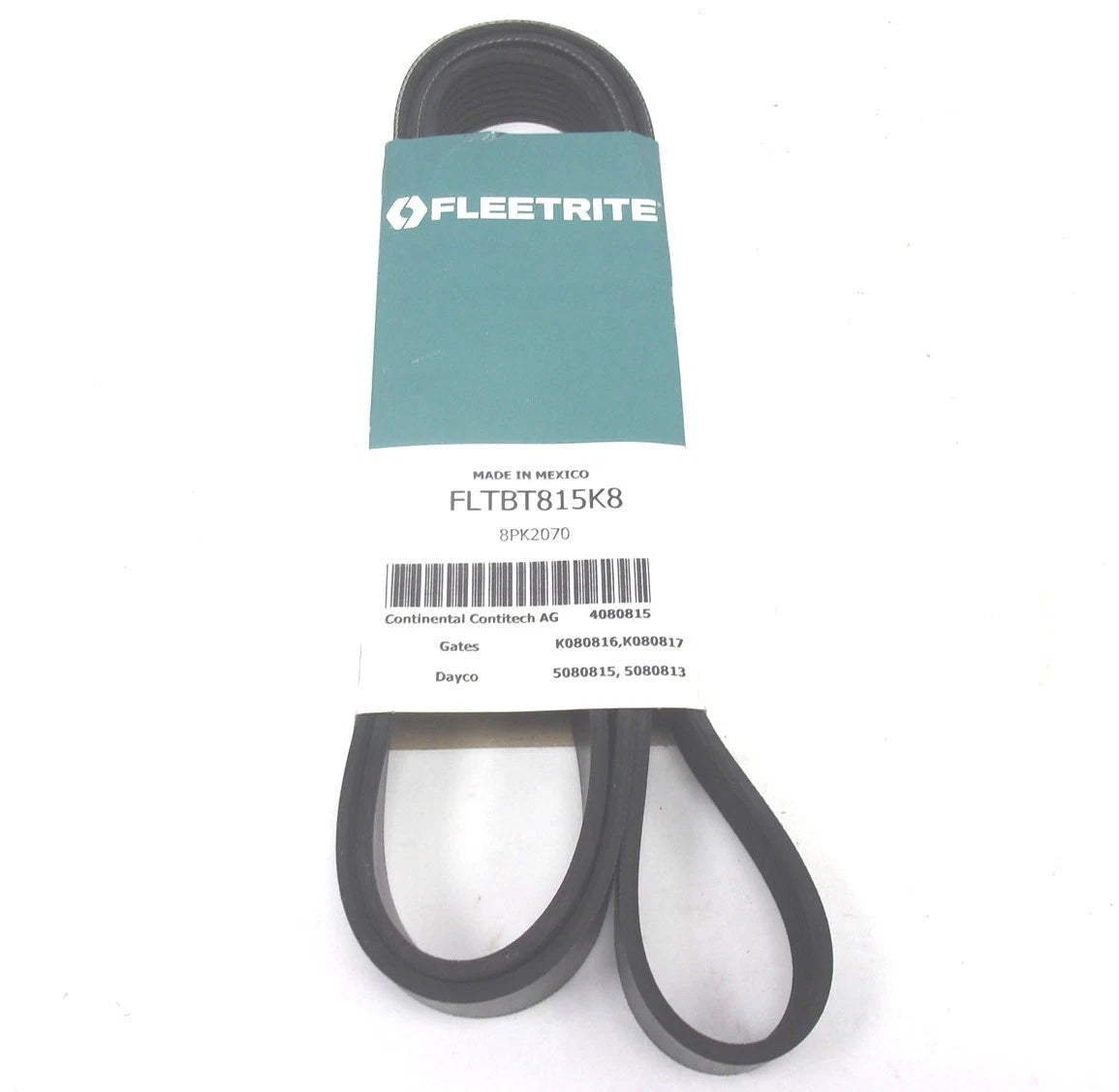 Serpentine V-Belt 8PK2070 for International Fleetrite (OEM, 8 Rib, 81.5")
