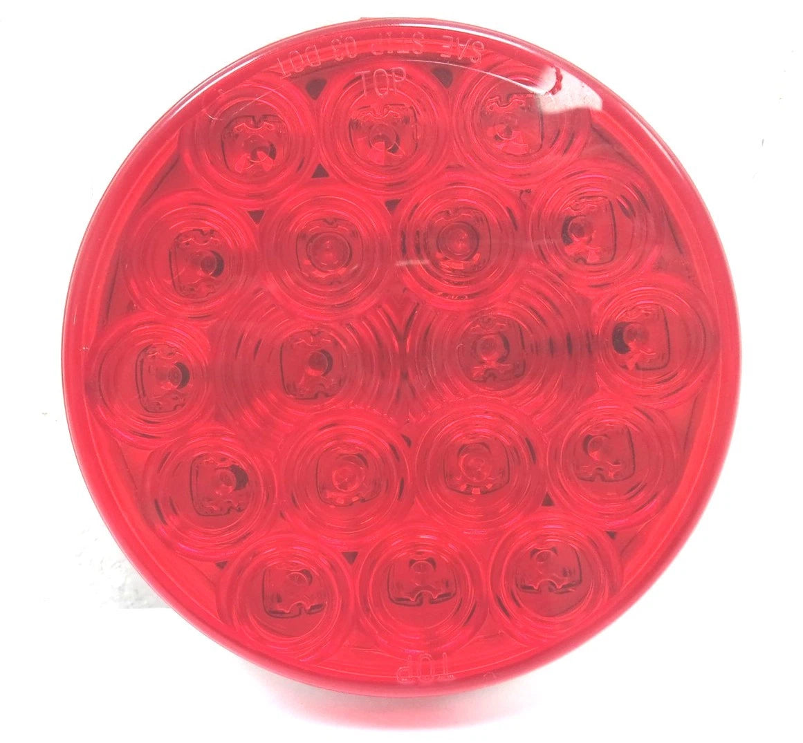 4" Red 18 Diode LED Round Stop/Turn/Tail Light for OTR (12-14V) - PTL4018R