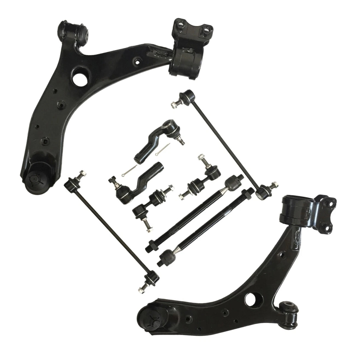 10Pcs Suspension Kit Front Lower Control Arm for Mazda 3 5 (2004–2014)