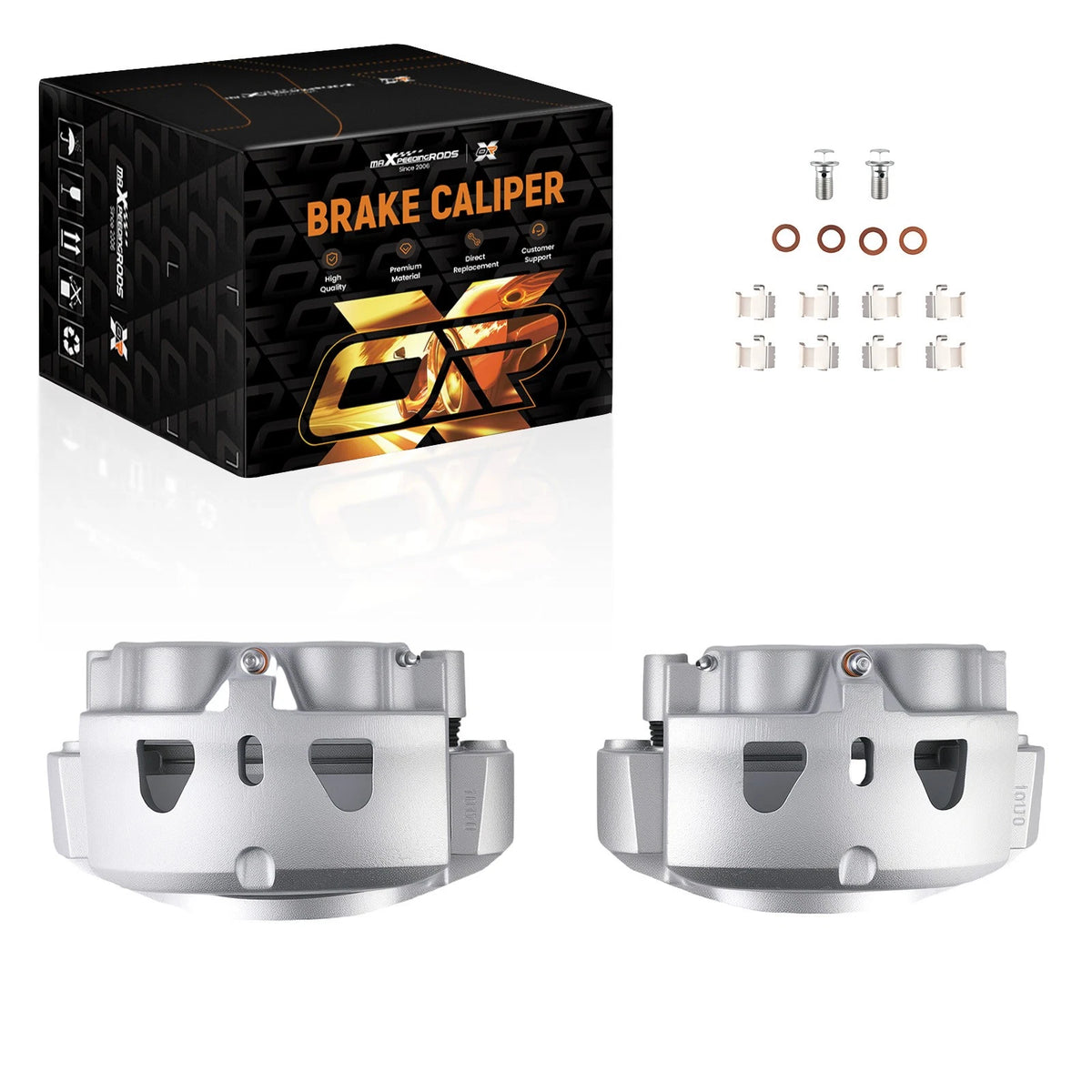Brake Caliper Front Kit for Chevy Silverado/Suburban 3500 HD (2001–2019) 18-B5303 18-B5302