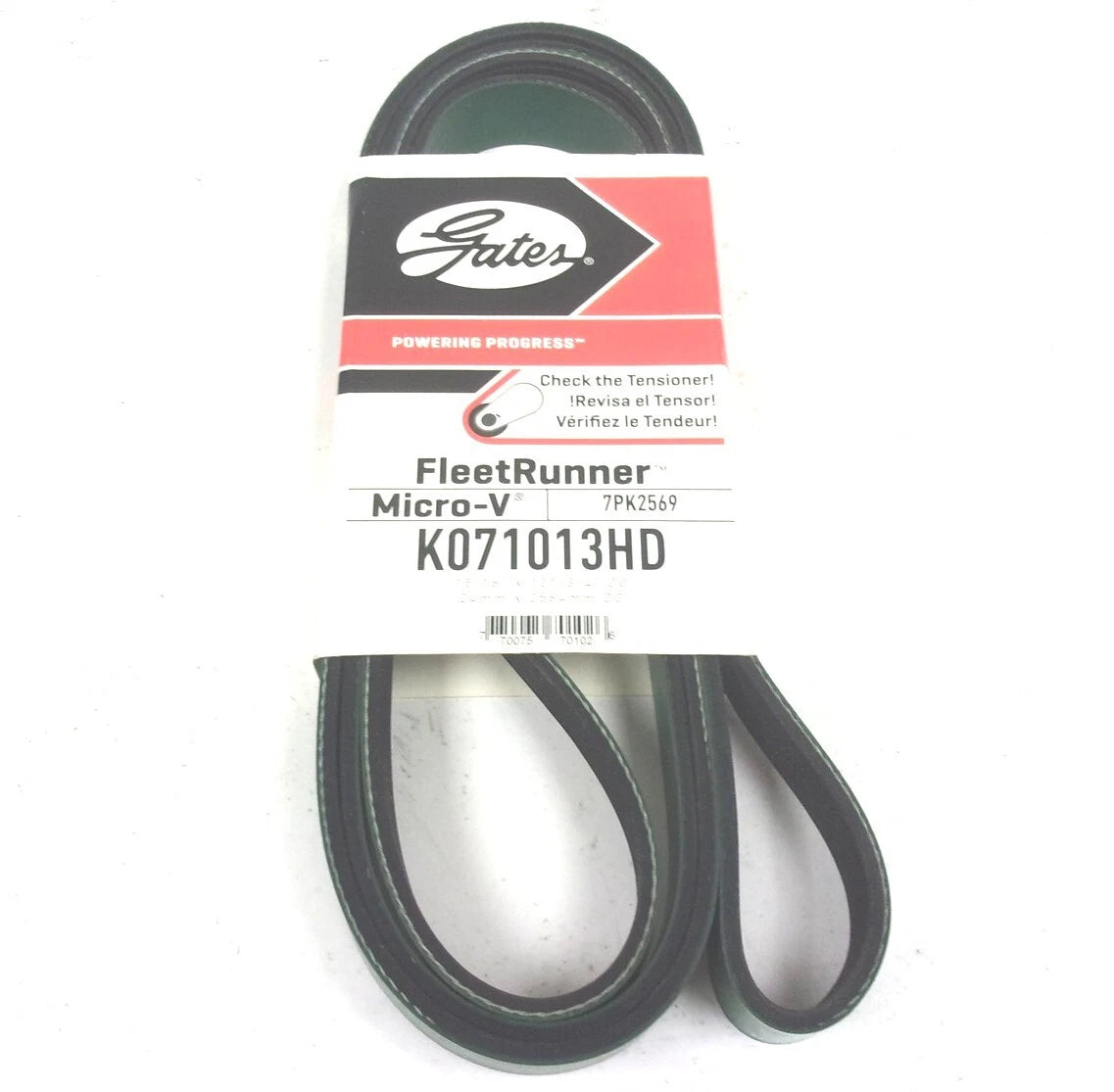 Gates Serpentine Heavy Duty Micro-V Belt 7PK2569 for