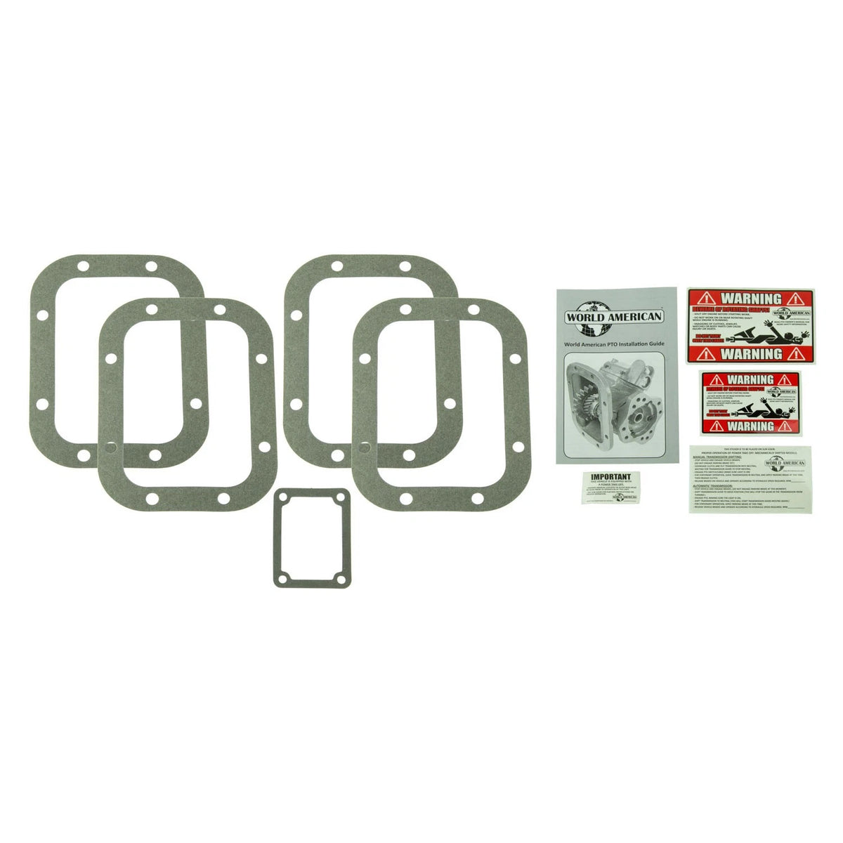 8 Bolt PTO Mounting Gasket Kit for