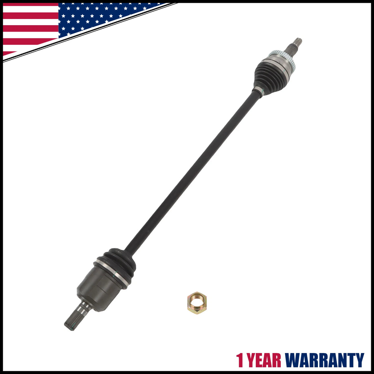 Front Right CV Axle Shaft for Hyundai Sonata (2015–2019) & Kia Optima (2016–2020)