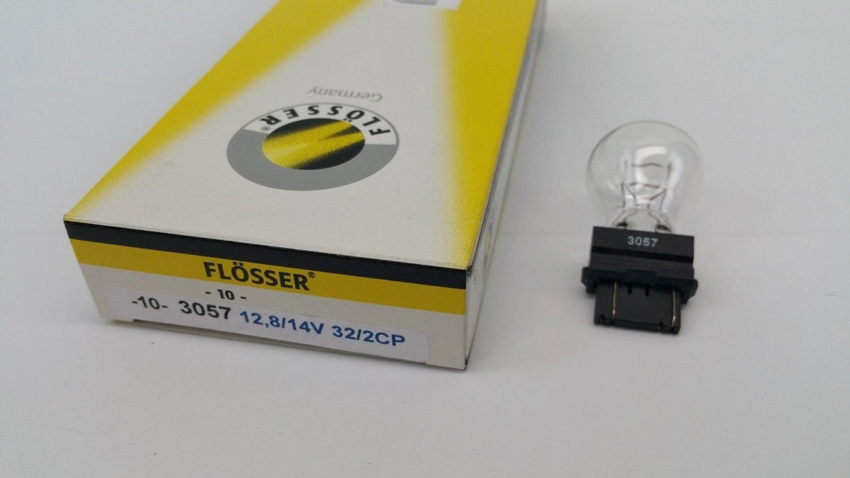 10X Flosser 3057 Wedge Base Stop Turn Tail Light Mini Bulbs