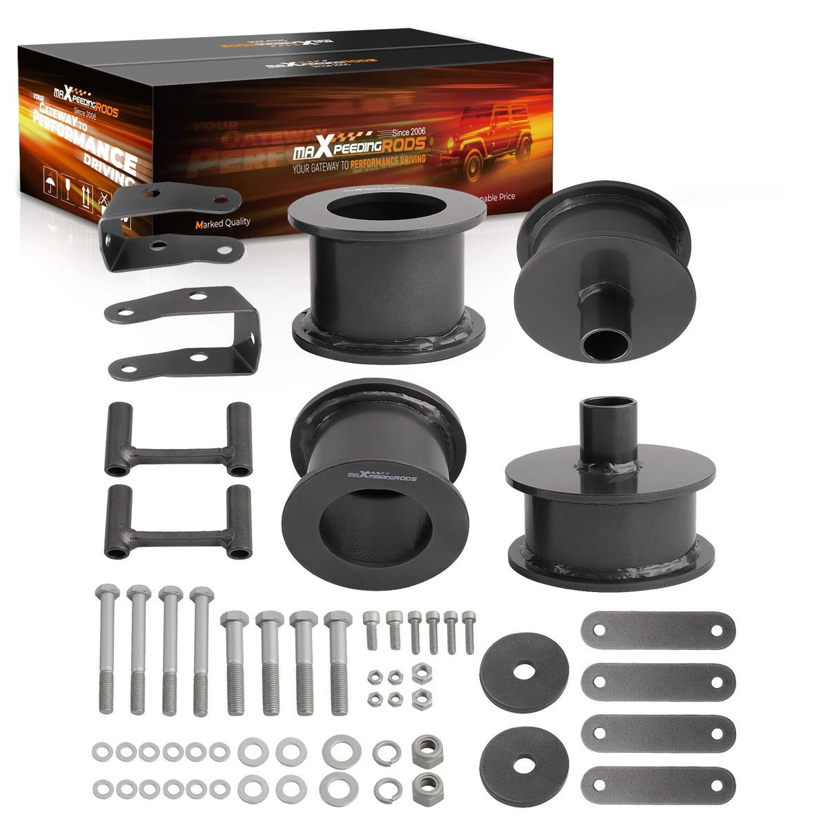 3" Front & 3" Rear Lift Leveling Kit for Jeep Wrangler JK (2007–2018)