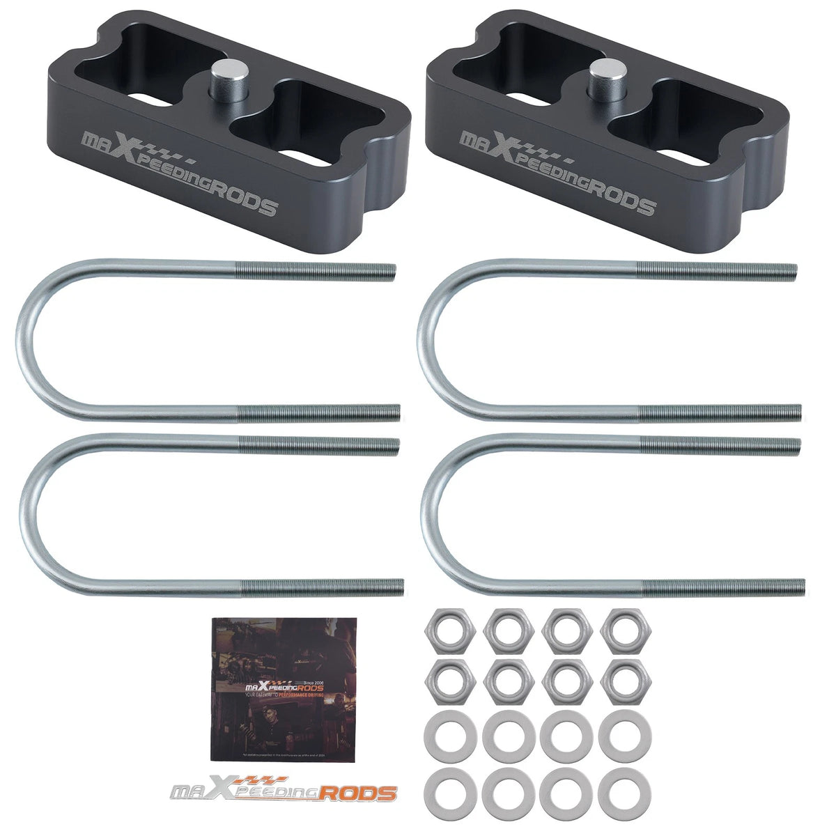 1" Rear Lowering Block for Chevrolet Colorado Canyon 2WD (2004–2012) 6061