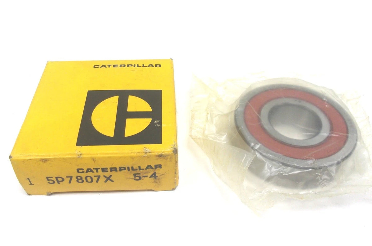 Set of 2 Double Seal Ball Bearings for Caterpillar (5P-7807, 6305X5C3, 6305LU)
