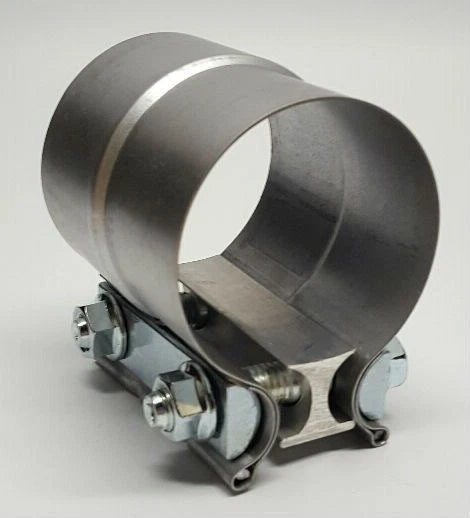 2.5" Aluminized Exhaust Pipe Muffler Clamp for (JL25AA)