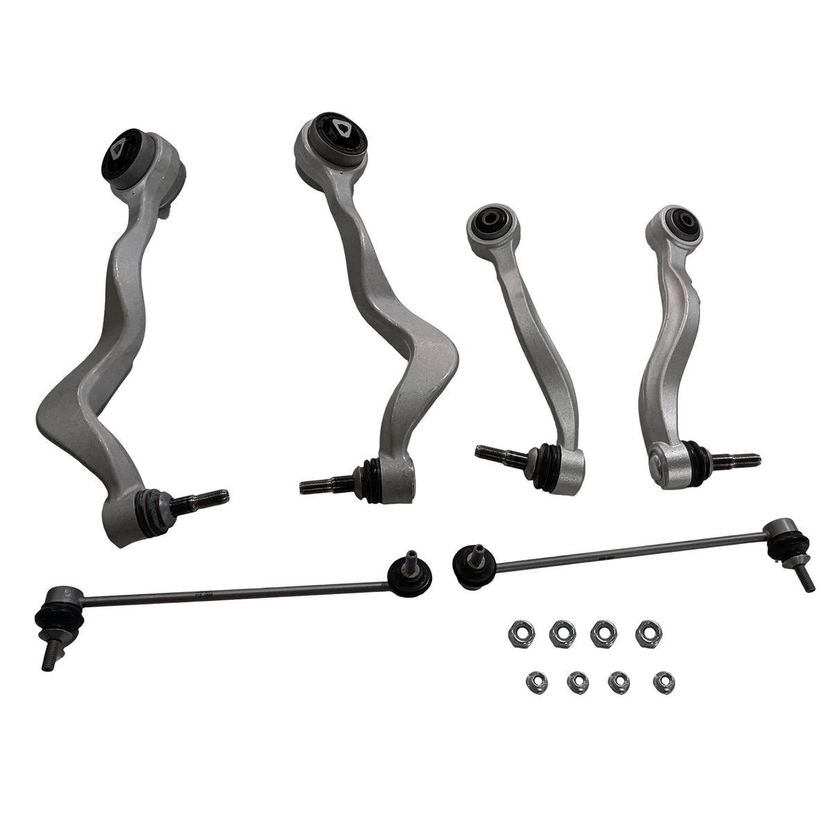 Set of 6 Control Arms w/Ball Joints & Sway Bars for BMW 525i 528i 530i 545i (2001–2007)